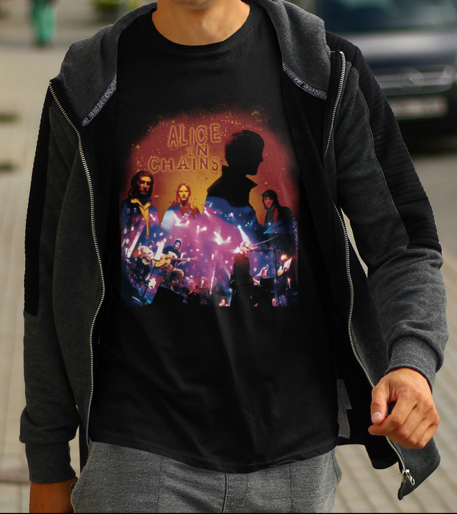 Alice In Chains Aic 17 Live Concert Silhouettes T-Shirt