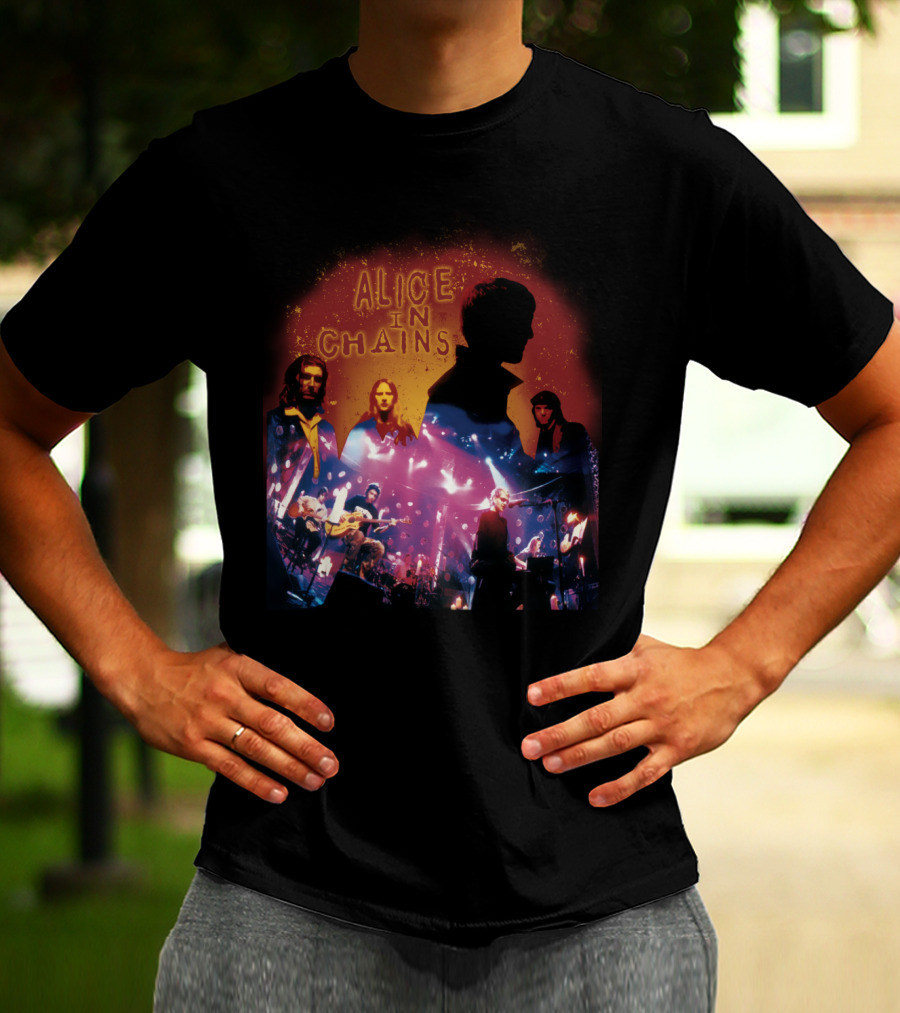 Alice In Chains Aic 17 Live Concert Silhouettes T-Shirt