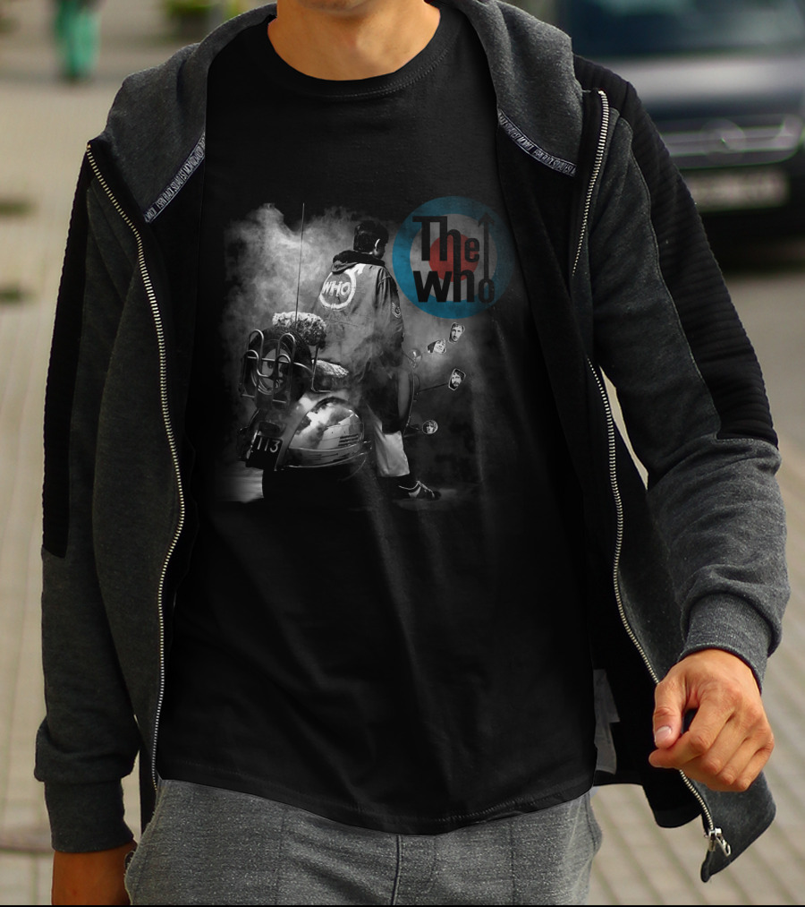 The Who Quadrophenia Scooter Scene With Band T-Shirt