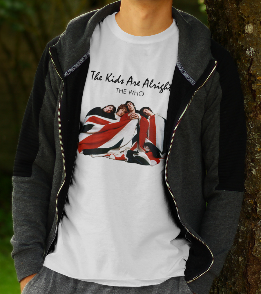 The Kids Are Alright The Who Union Jack Blanket T-Shirt