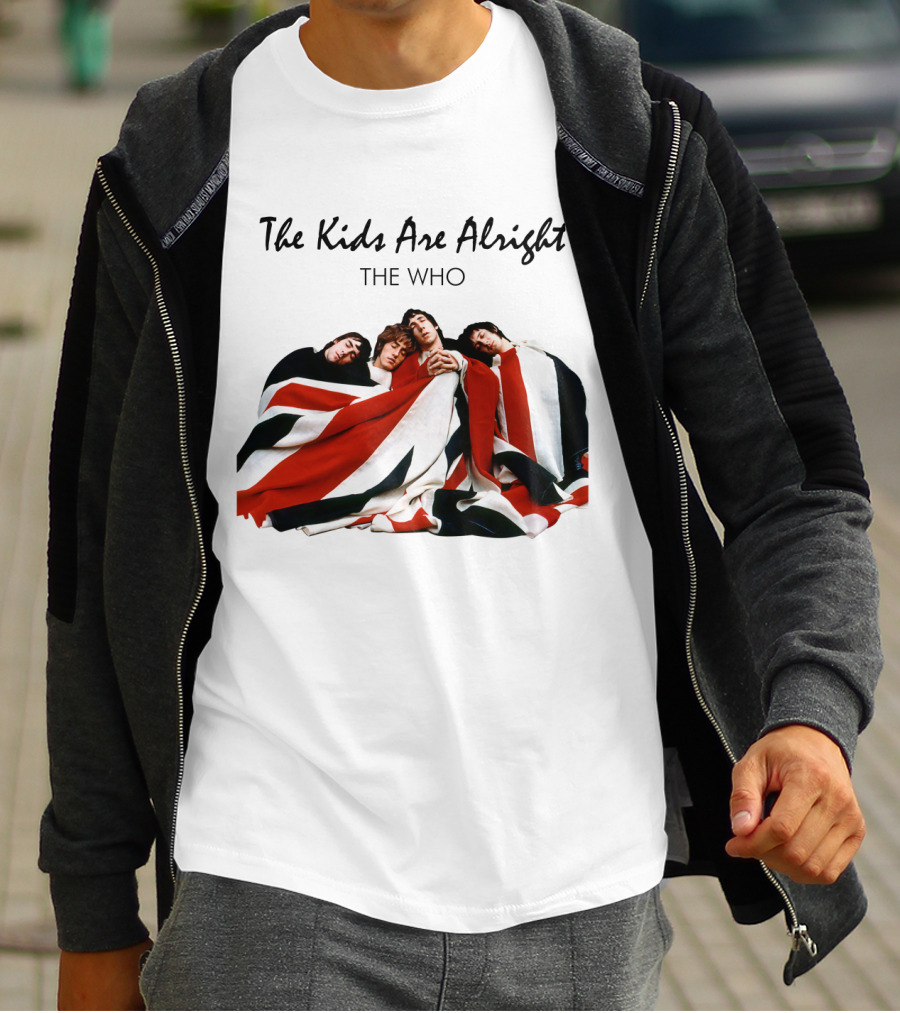 The Kids Are Alright The Who Union Jack Blanket T-Shirt