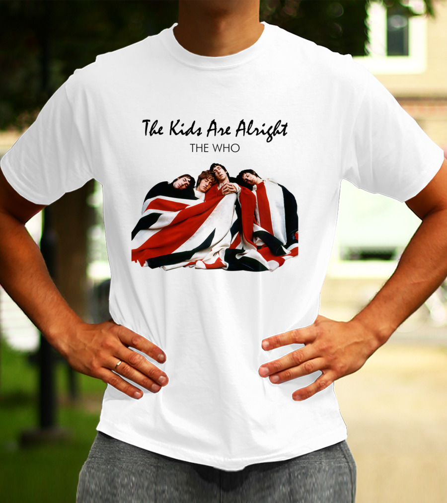 The Kids Are Alright The Who Union Jack Blanket T-Shirt