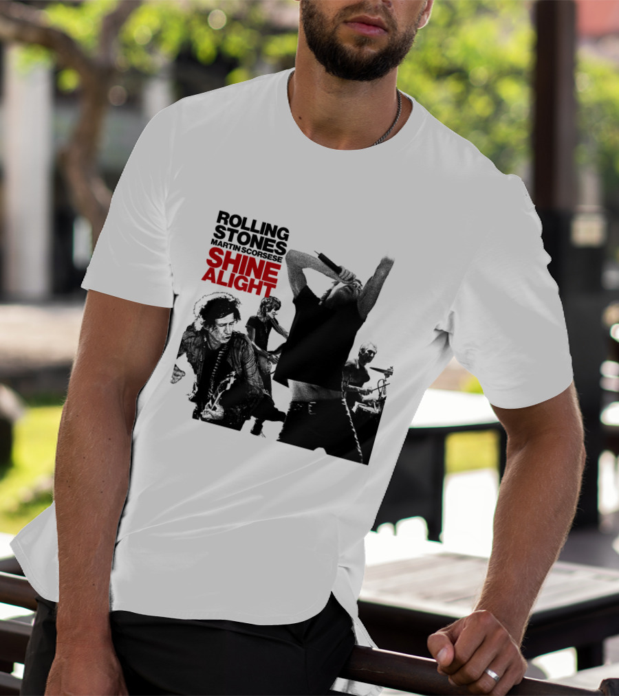 Rolling Stones Martin Scorsese Shine A Light T-Shirt