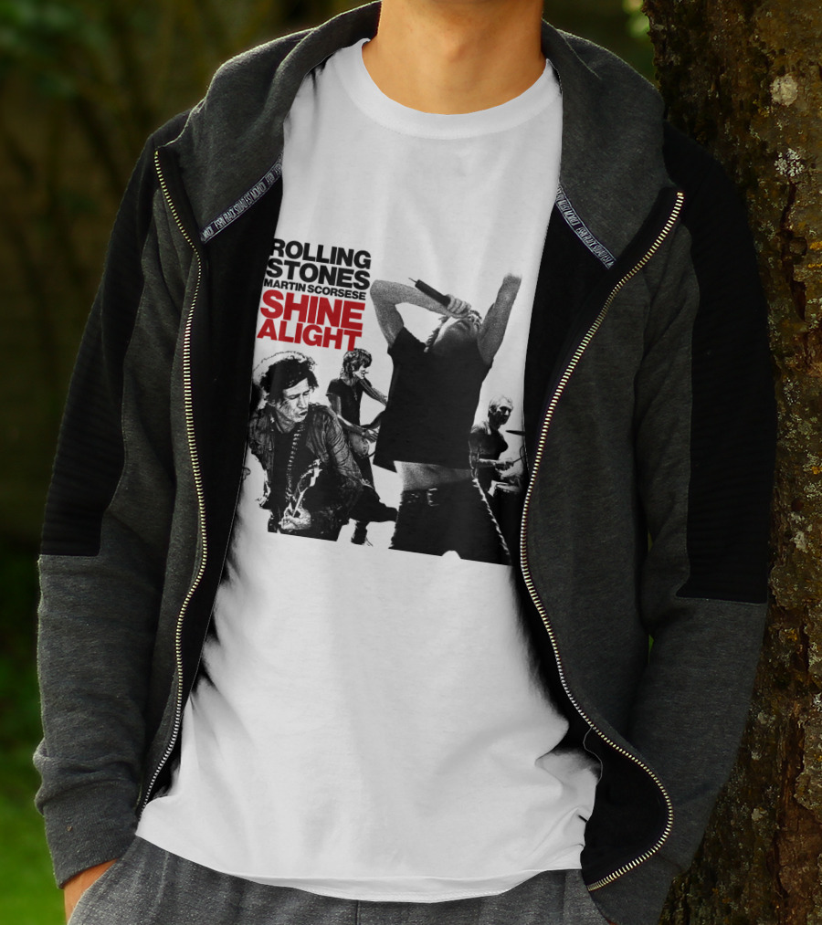 Rolling Stones Martin Scorsese Shine A Light T-Shirt