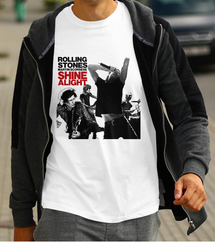 Rolling Stones Martin Scorsese Shine A Light T-Shirt
