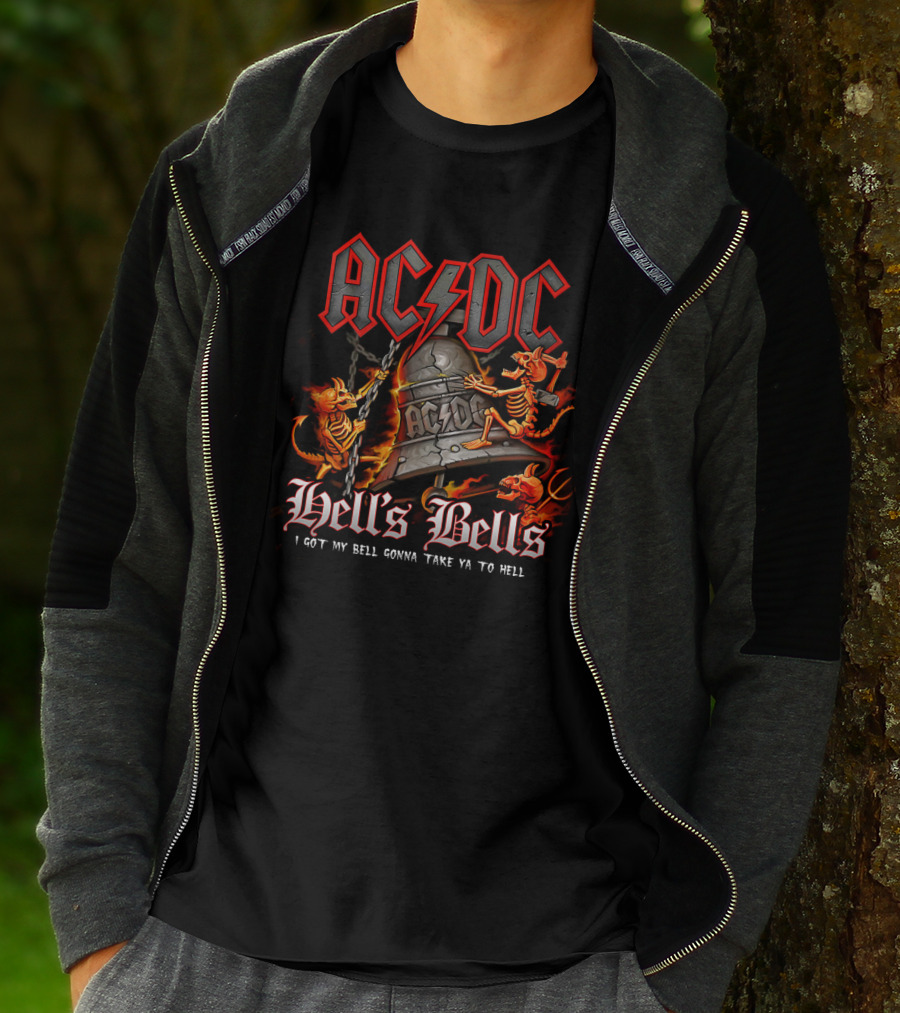 Acdc Hell's Bells I Got My Bell Gonna Take Ya To Hell T-Shirt