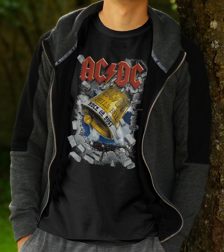 Acdc Hells Bells Rock Or Bust T-Shirt