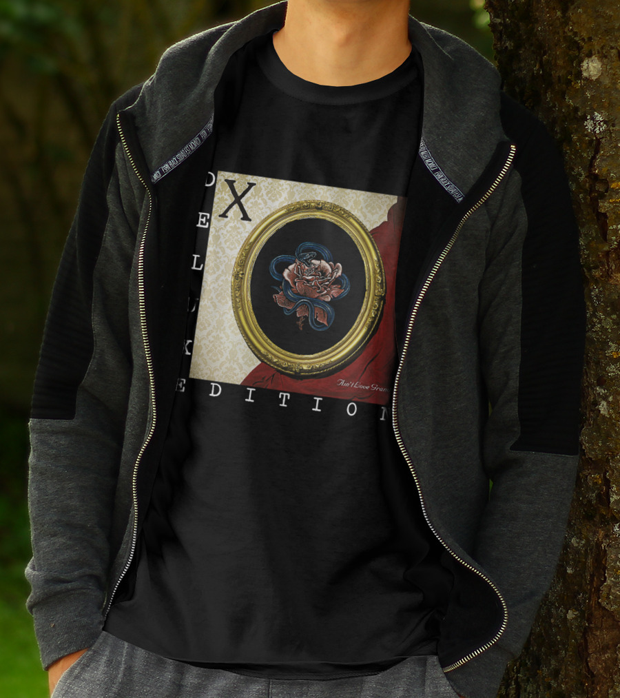 X Deluxe Edition Ain't Love Grand Rose Snake Frame T-Shirt