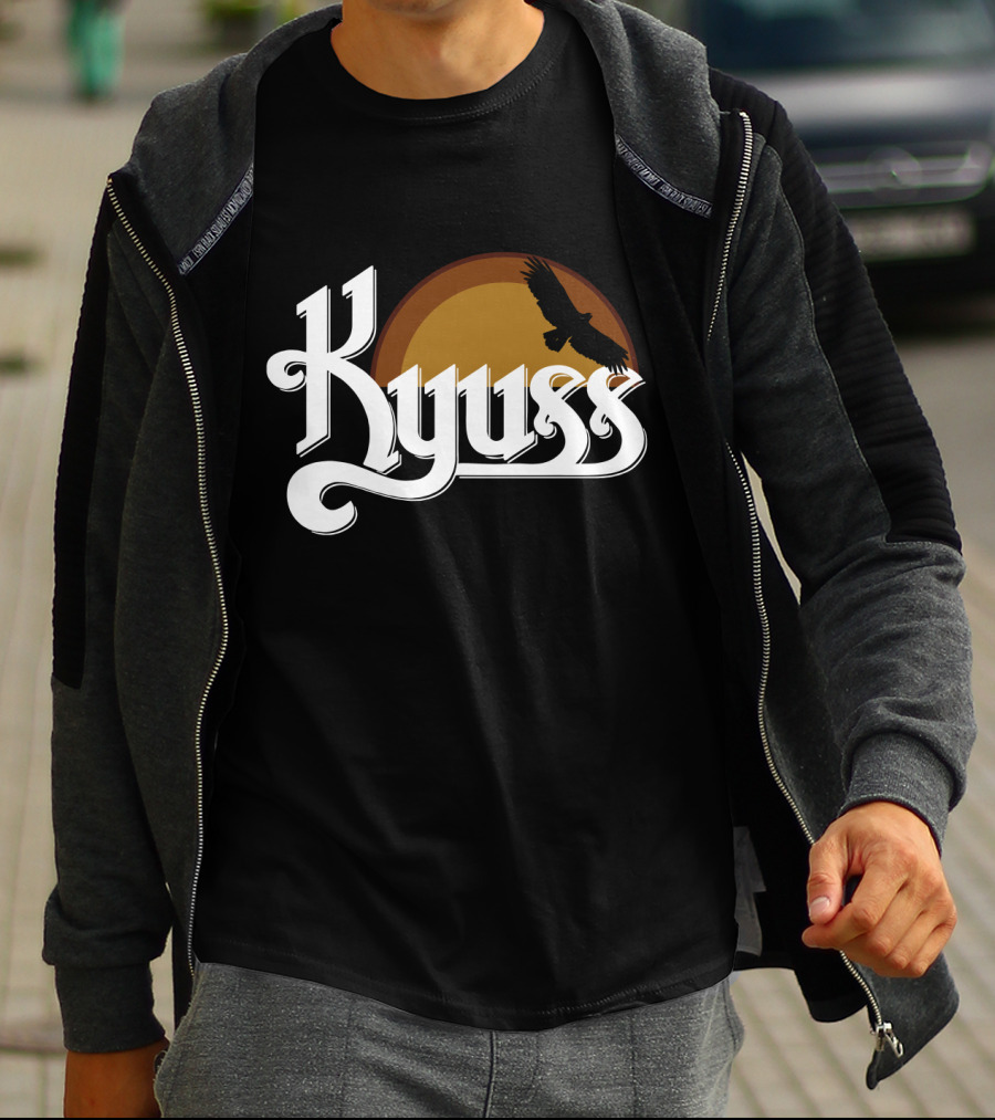 Kyuss Sunset Eagle Silhouette T-Shirt