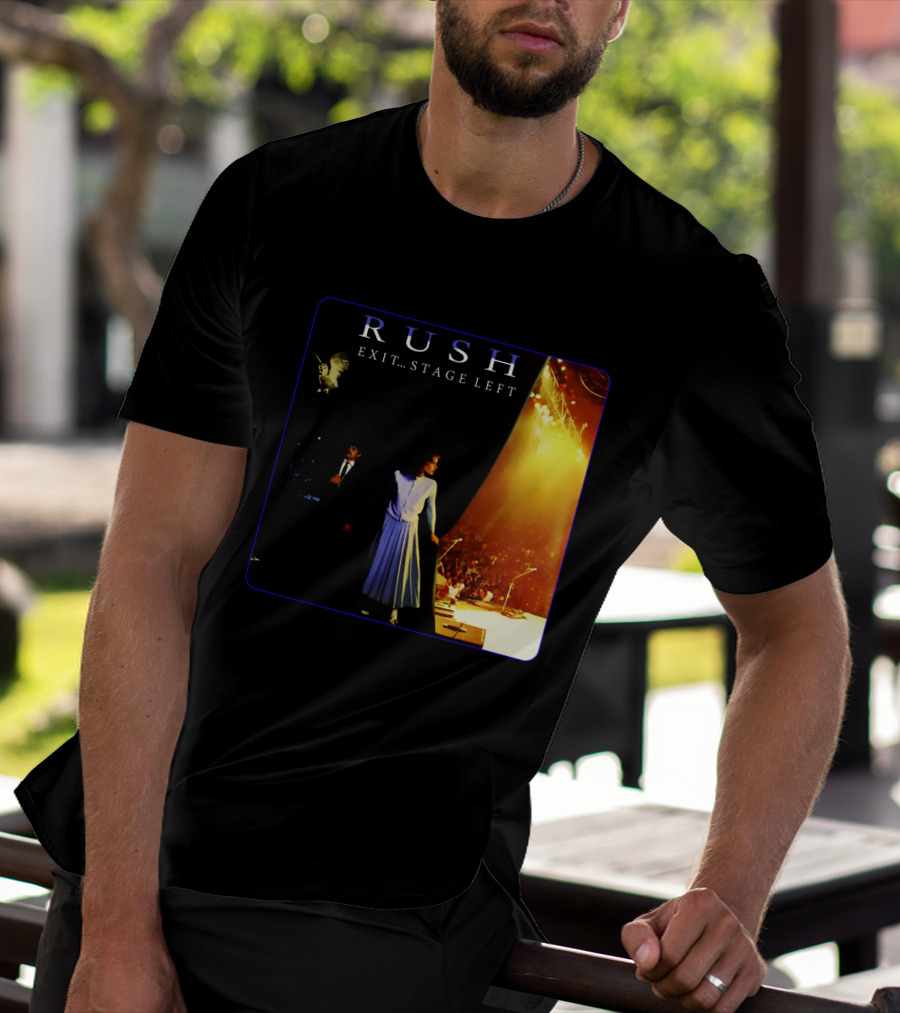 Rush Exit...stage Left Album Cover T-Shirt
