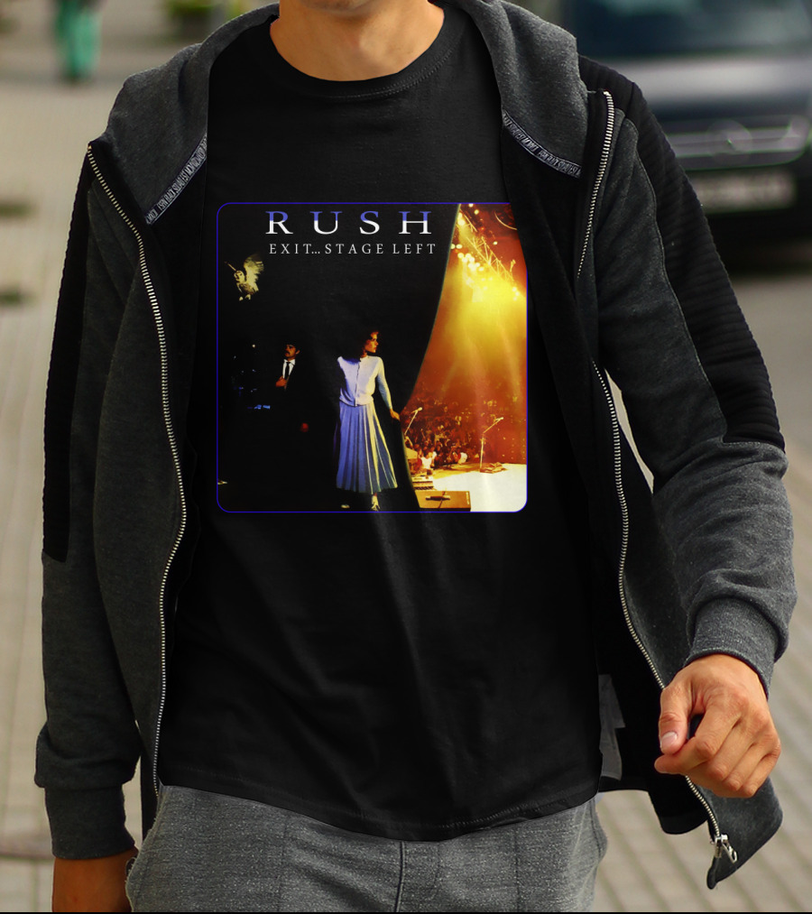Rush Exit...stage Left Album Cover T-Shirt