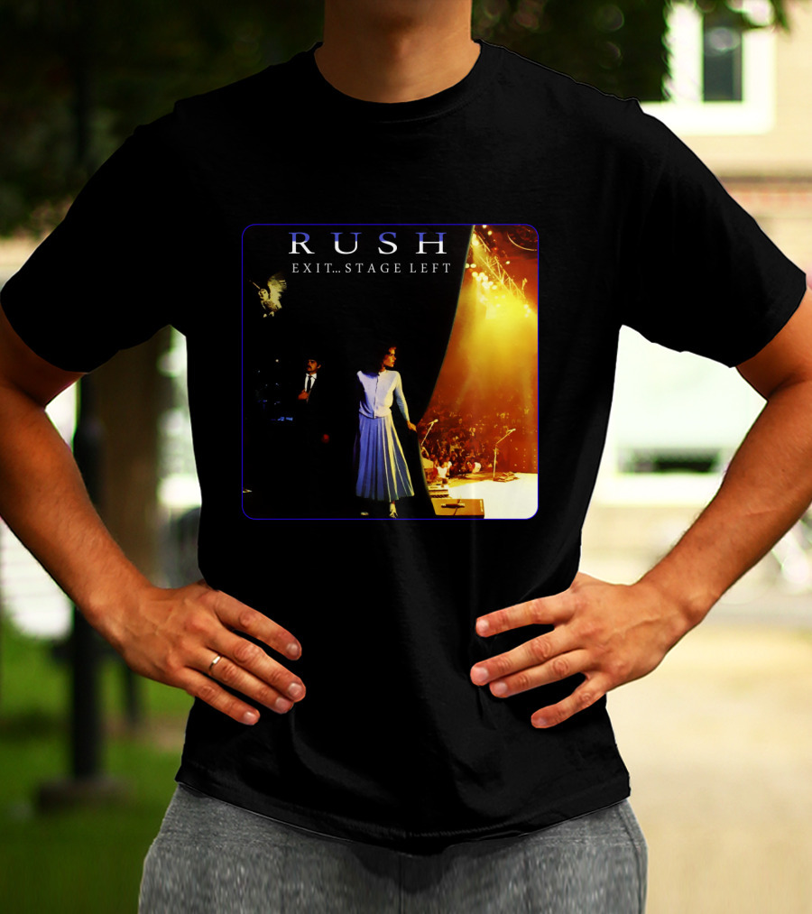 Rush Exit...stage Left Album Cover T-Shirt