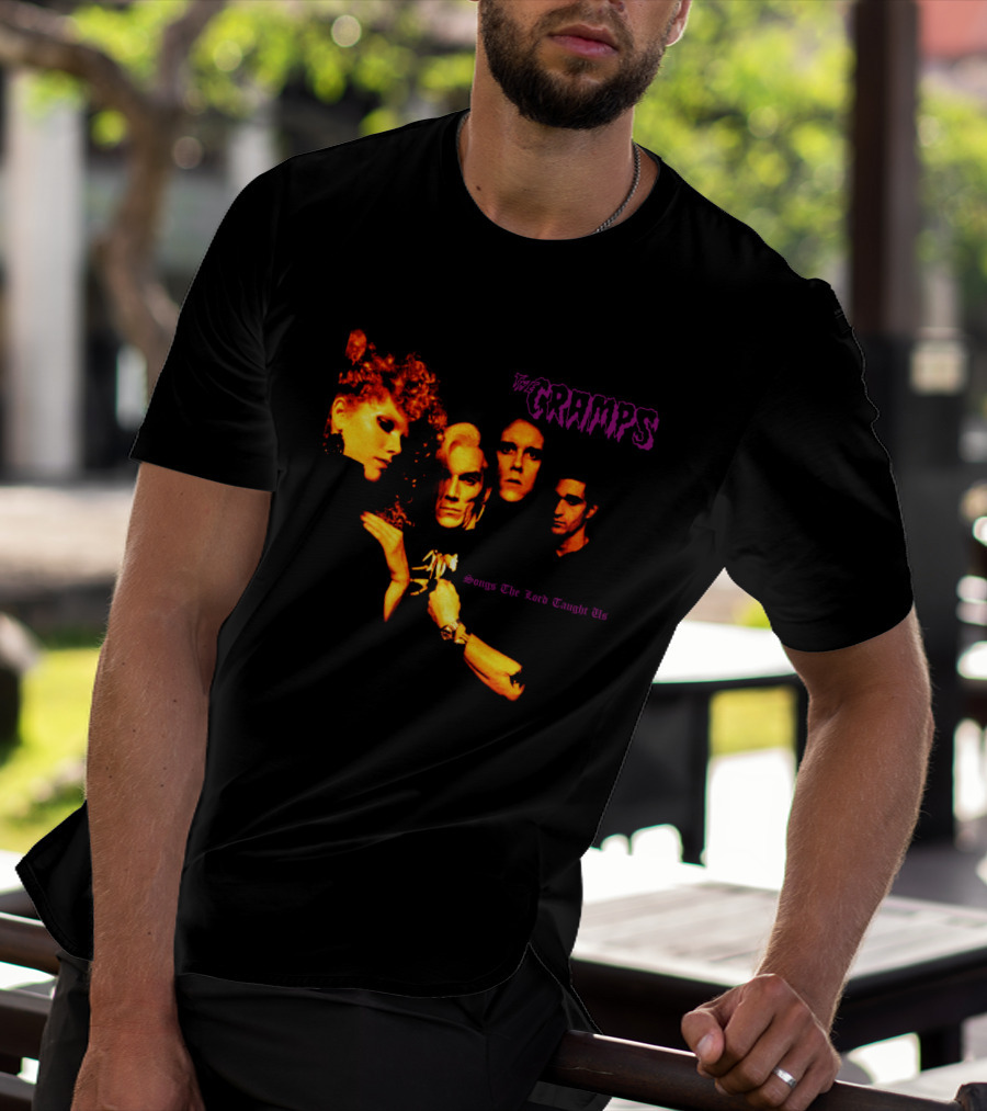The Cramps Songs The Lord Taught Us Album Cover Tcr T-Shirt