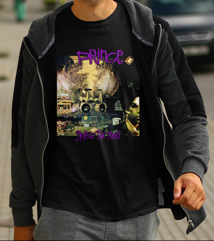 Prince Sign O' The Times Album Art T-Shirt