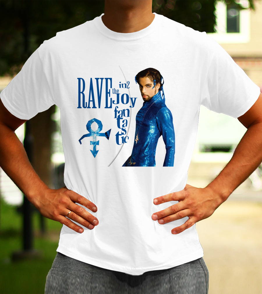 Rave Un2 The Joy Fantastic Prince Symbol Blue Outfit T-Shirt
