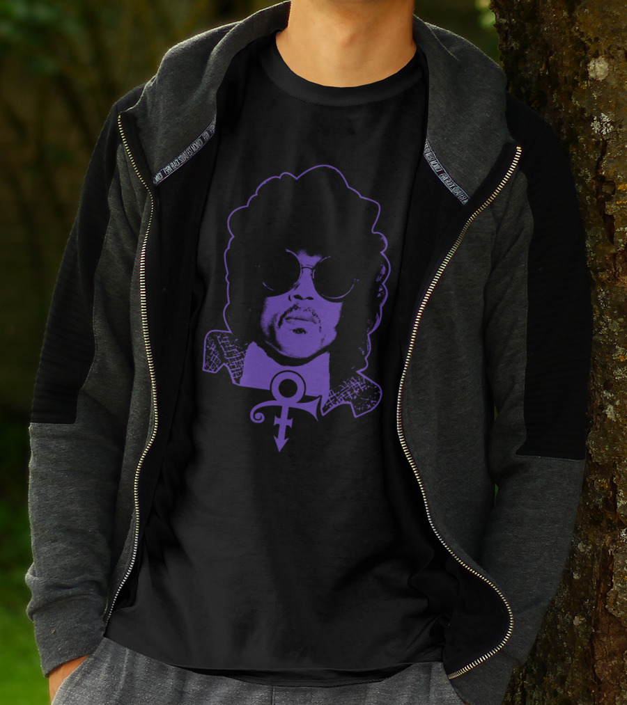 Pr 23 Purple Iconic Symbol And Portrait T-Shirt