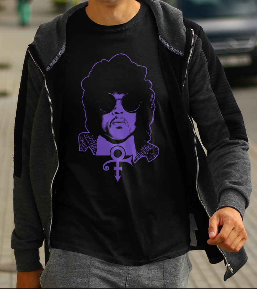 Pr 23 Purple Iconic Symbol And Portrait T-Shirt