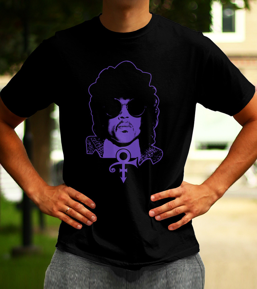 Pr 23 Purple Iconic Symbol And Portrait T-Shirt