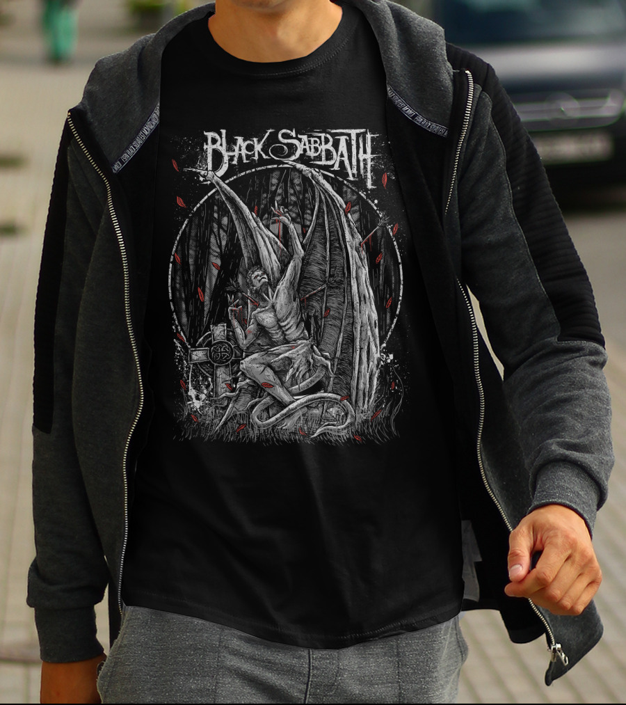 Black Sabbath Fallen Angel Gothic T-Shirt