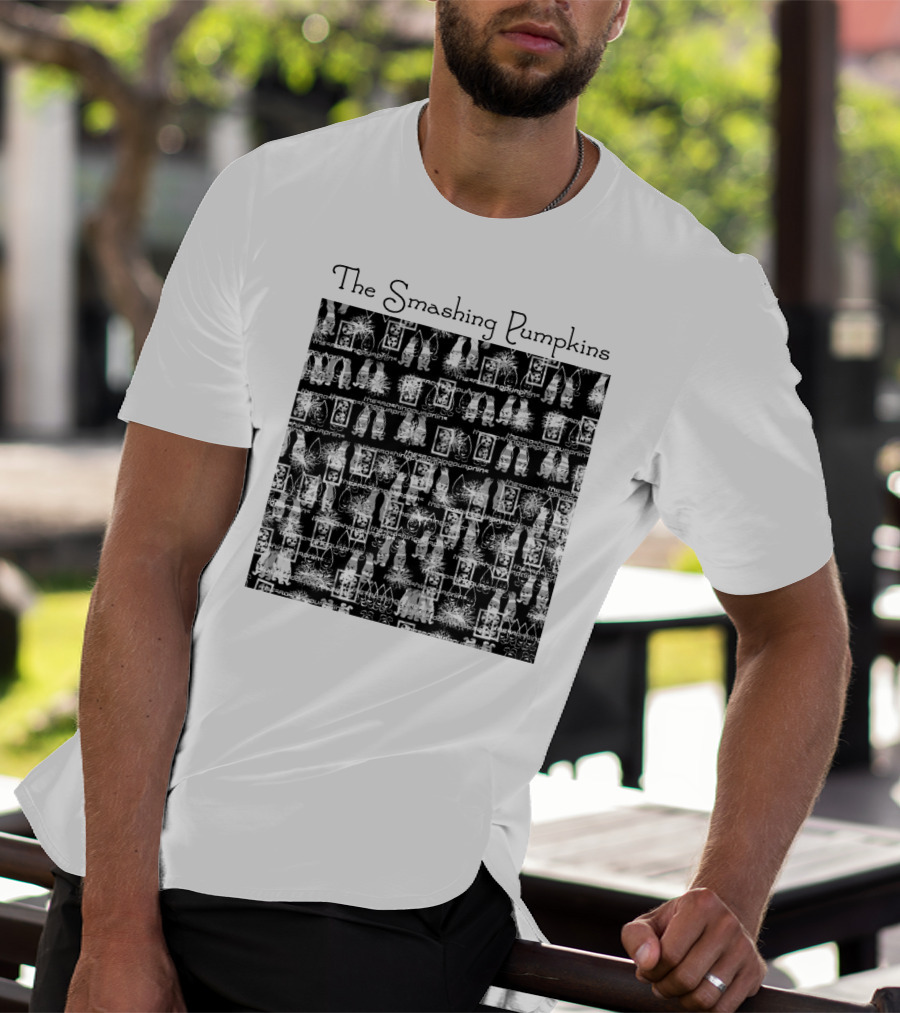 The Smashing Pumpkins 9 Monochrome T-Shirt