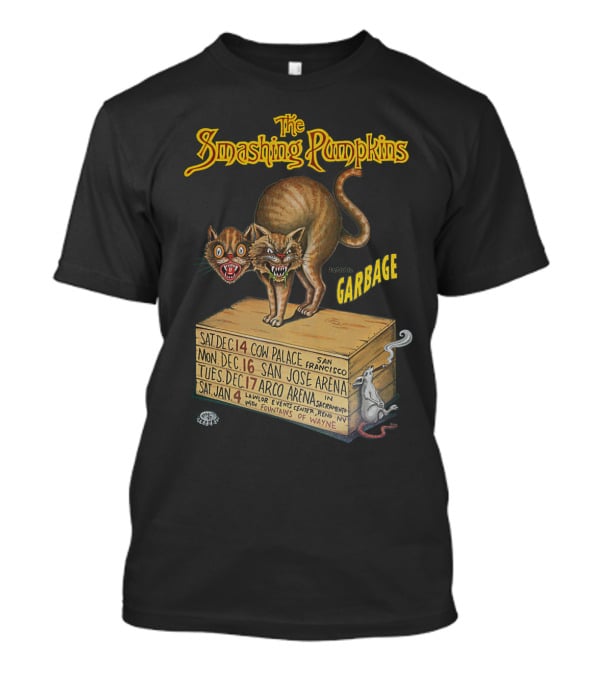 The Smashing Pumpkins Garbage Cow Palace San Jose Arena Arco Arena T-Shirt