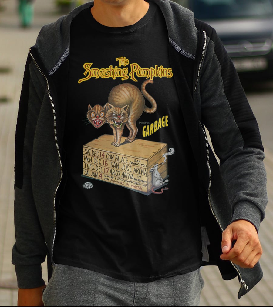 The Smashing Pumpkins Garbage Cow Palace San Jose Arena Arco Arena T-Shirt