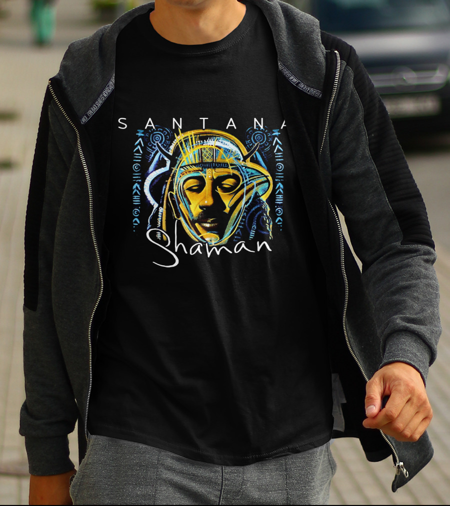 Santana Shaman Tribal Art Poster T-Shirt