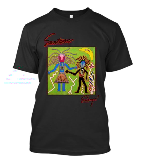 Santana Shango Album Art Colorful Abstract Figures T-Shirt