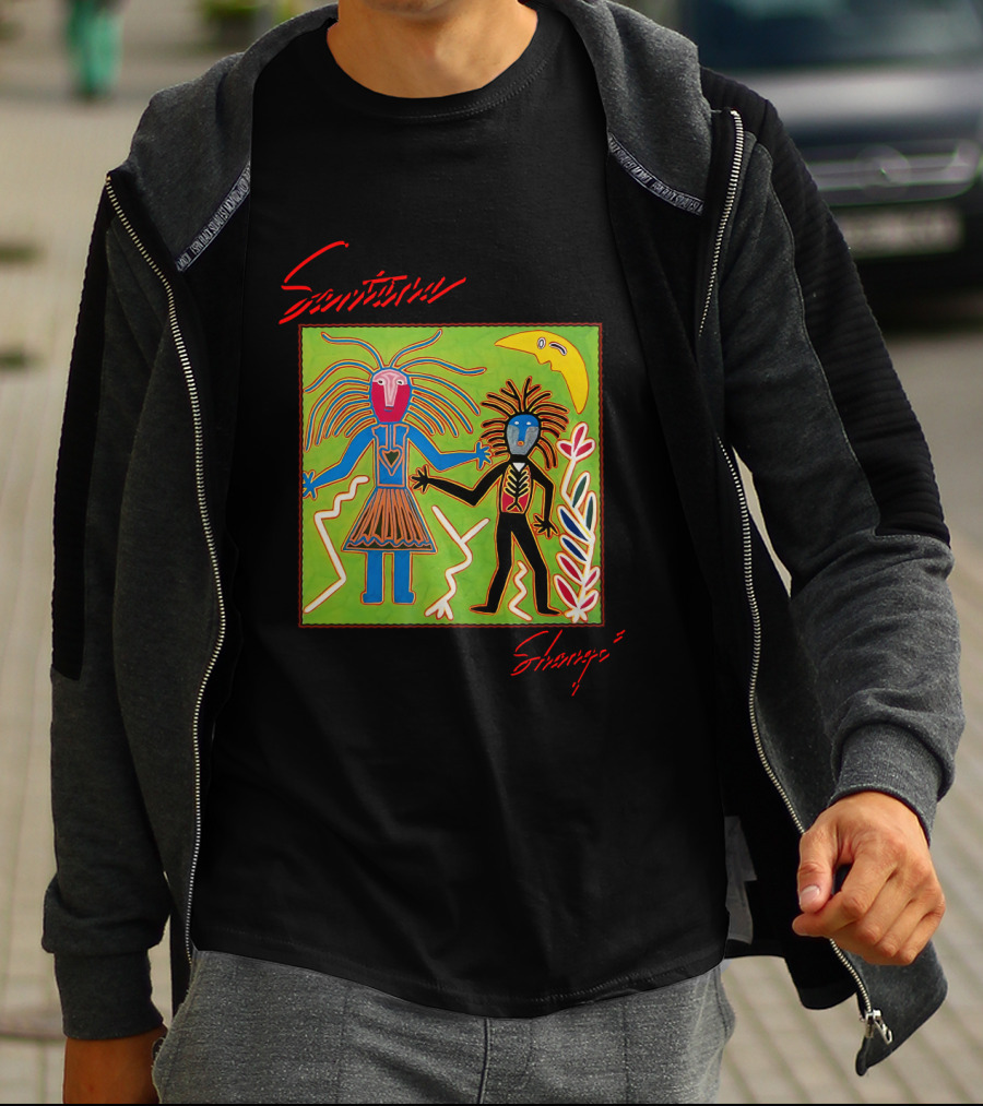 Santana Shango Album Art Colorful Abstract Figures T-Shirt
