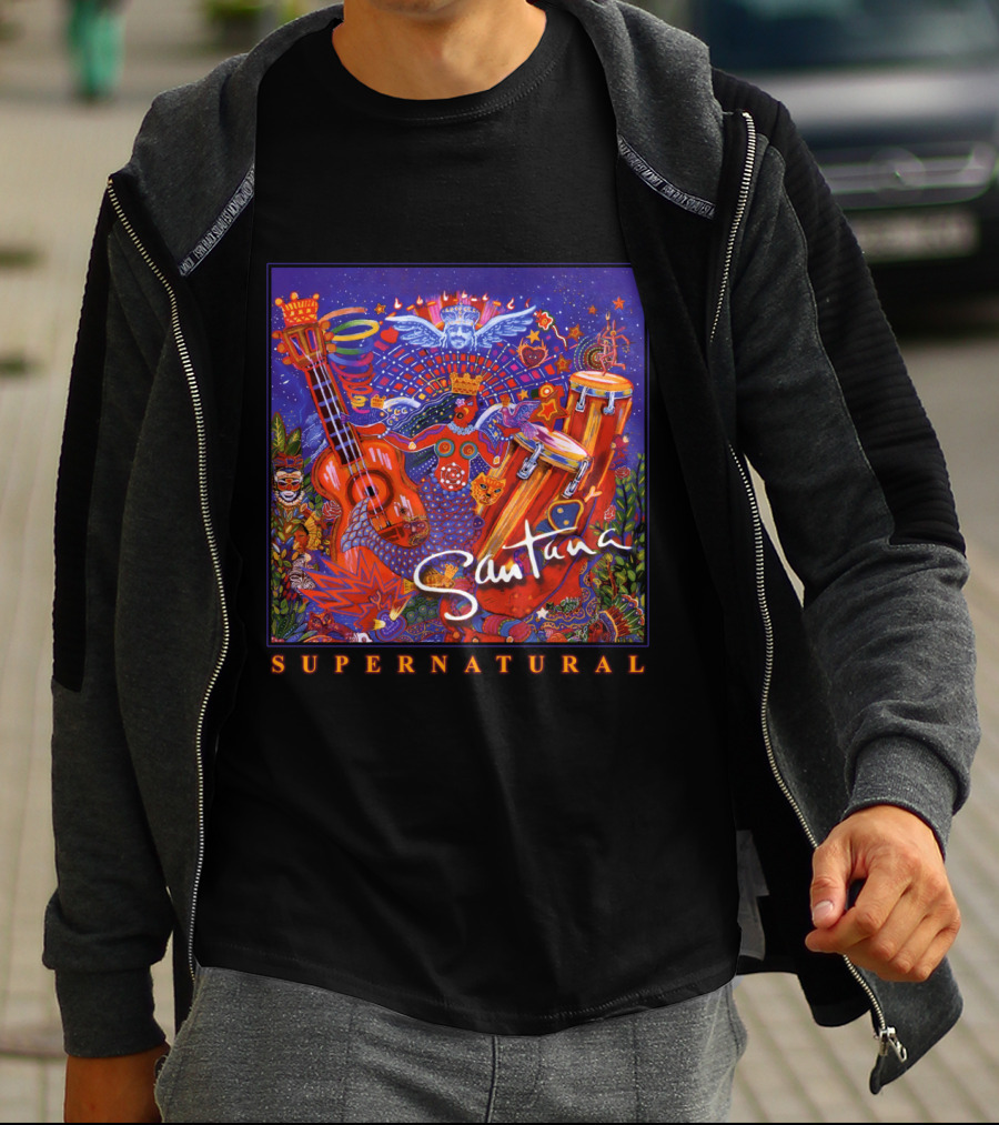 Santana Supernatural Album Artwork🎸 T-Shirt