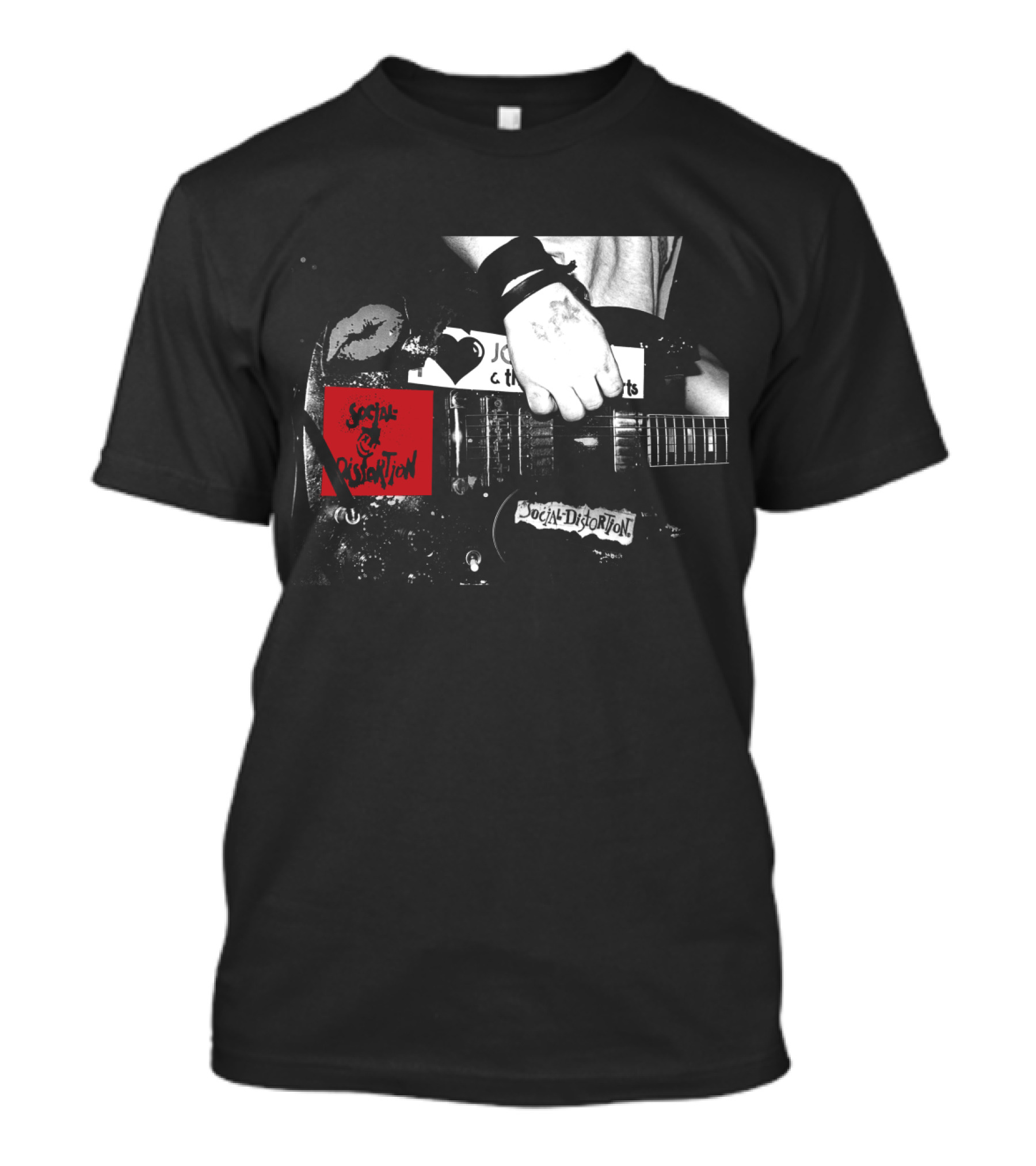 Social Distortion Guitar Image Artwork T-Shirt
