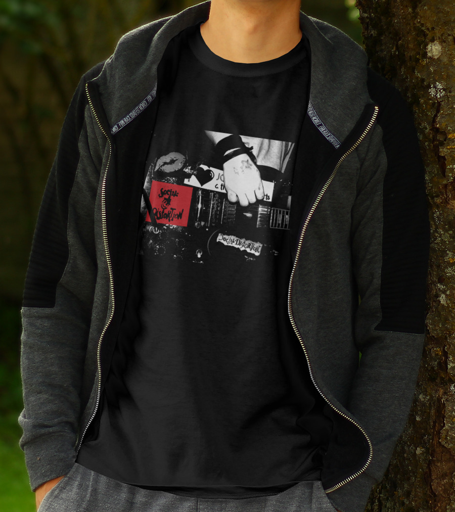 Social Distortion Guitar Image Artwork T-Shirt