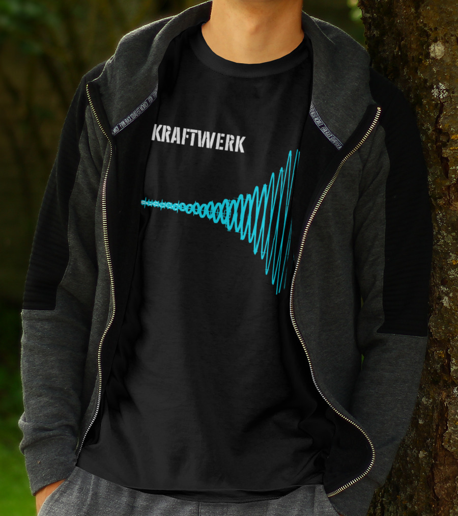Kraftwerk Blue Sound Waves T-Shirt