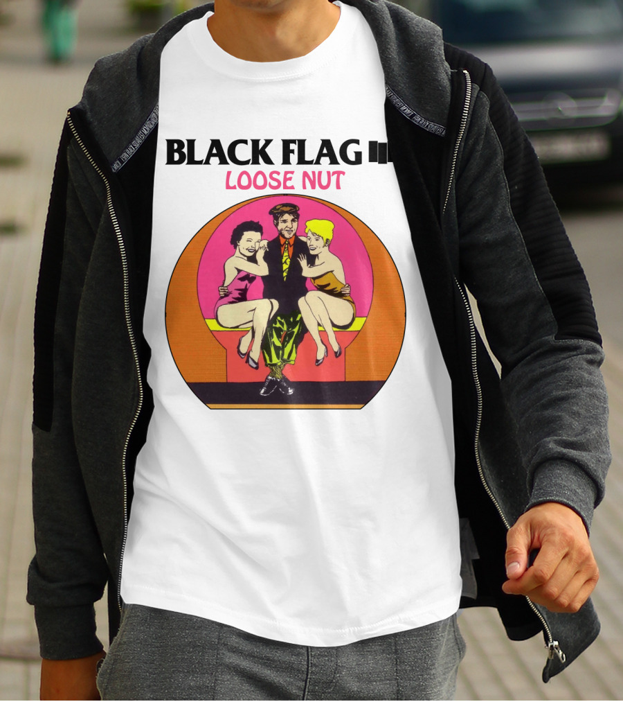 Black Flag Loose Nut Album Cover Art T-Shirt
