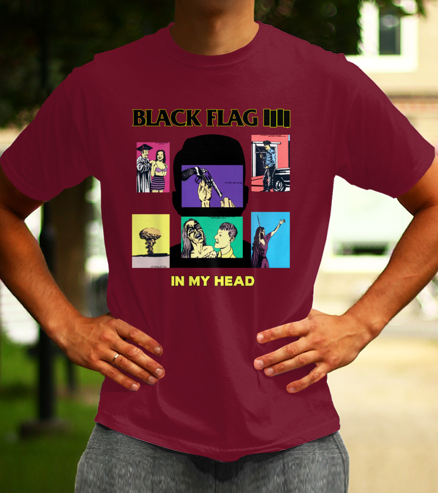 Black Flag Iiii In My Head T-Shirt