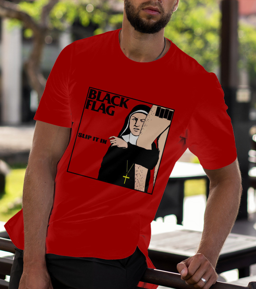 Black Flag Slip It In Album Cover T-Shirt
