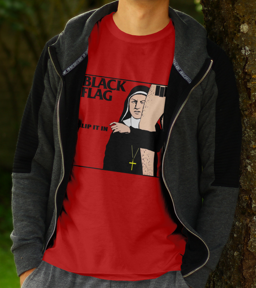 Black Flag Slip It In Album Cover T-Shirt