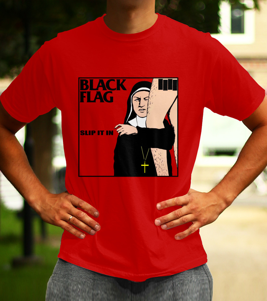 Black Flag Slip It In Album Cover T-Shirt