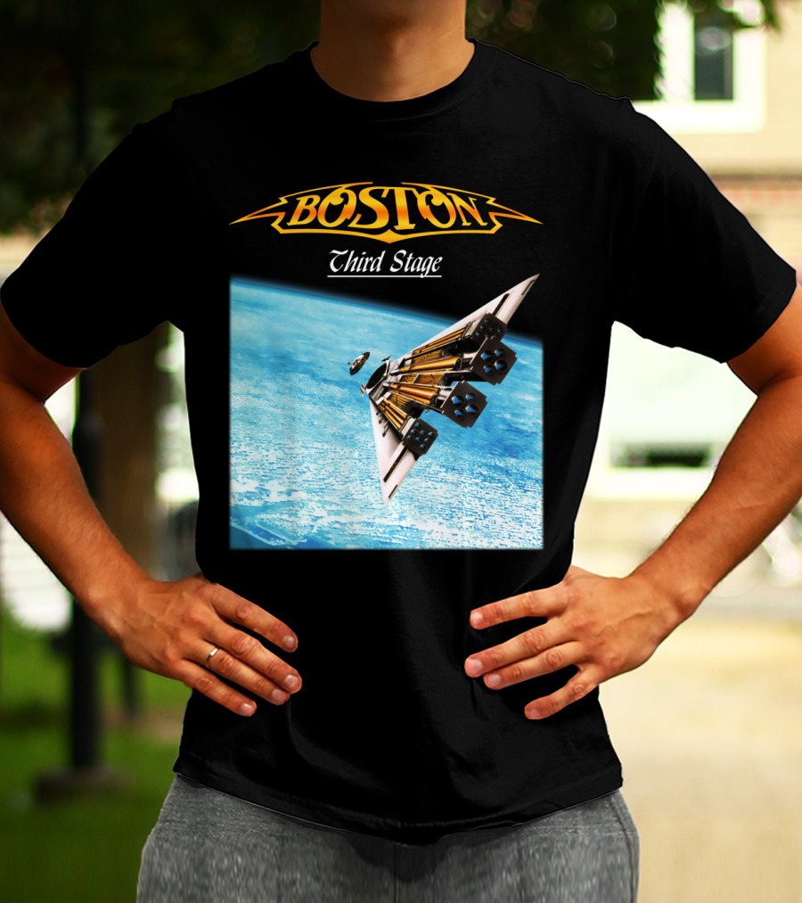 Boston Third Stage Spaceship Album Cover T-Shirt