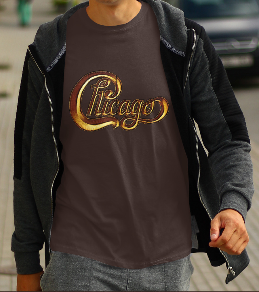 Chicago Gold Script T-Shirt