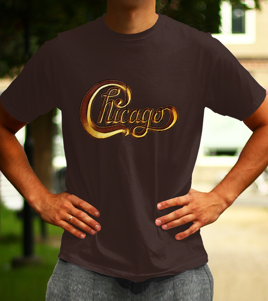 Chicago Gold Script T-Shirt