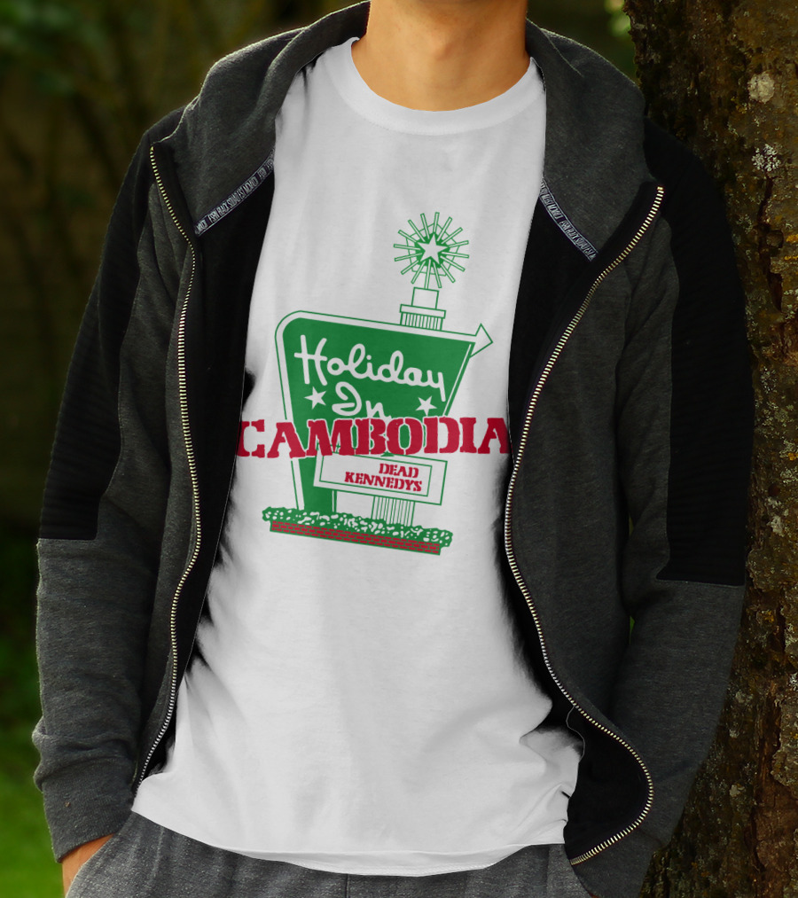Holiday In Cambodia Dead Kennedys Iconic Sign T-Shirt