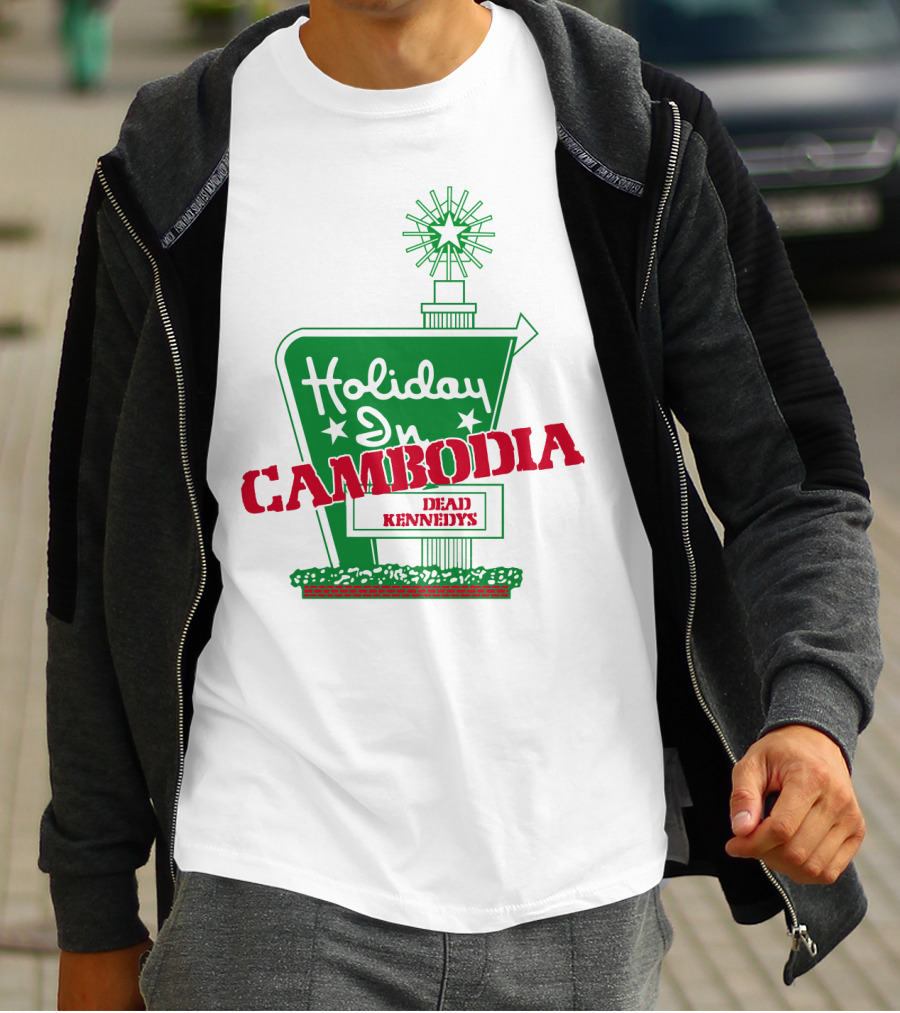 Holiday In Cambodia Dead Kennedys Iconic Sign T-Shirt