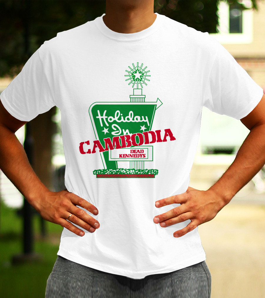 Holiday In Cambodia Dead Kennedys Iconic Sign T-Shirt