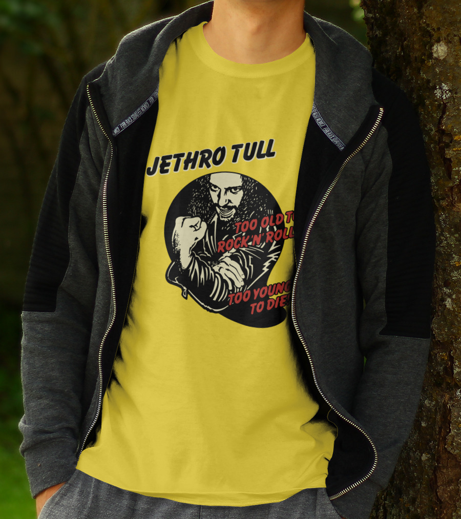 Jethro Tull Too Old To Rock 'N' Roll Too Young To Die T-Shirt