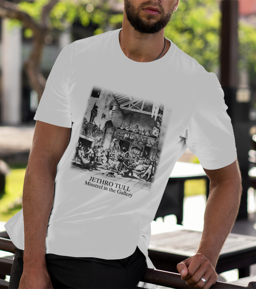 Jethro Tull Minstrel In The Gallery Medieval Scene Gathering T-Shirt