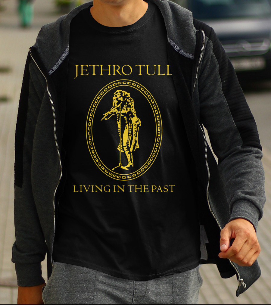 Jethro Tull Living In The Past Vintage Gold Album T-Shirt