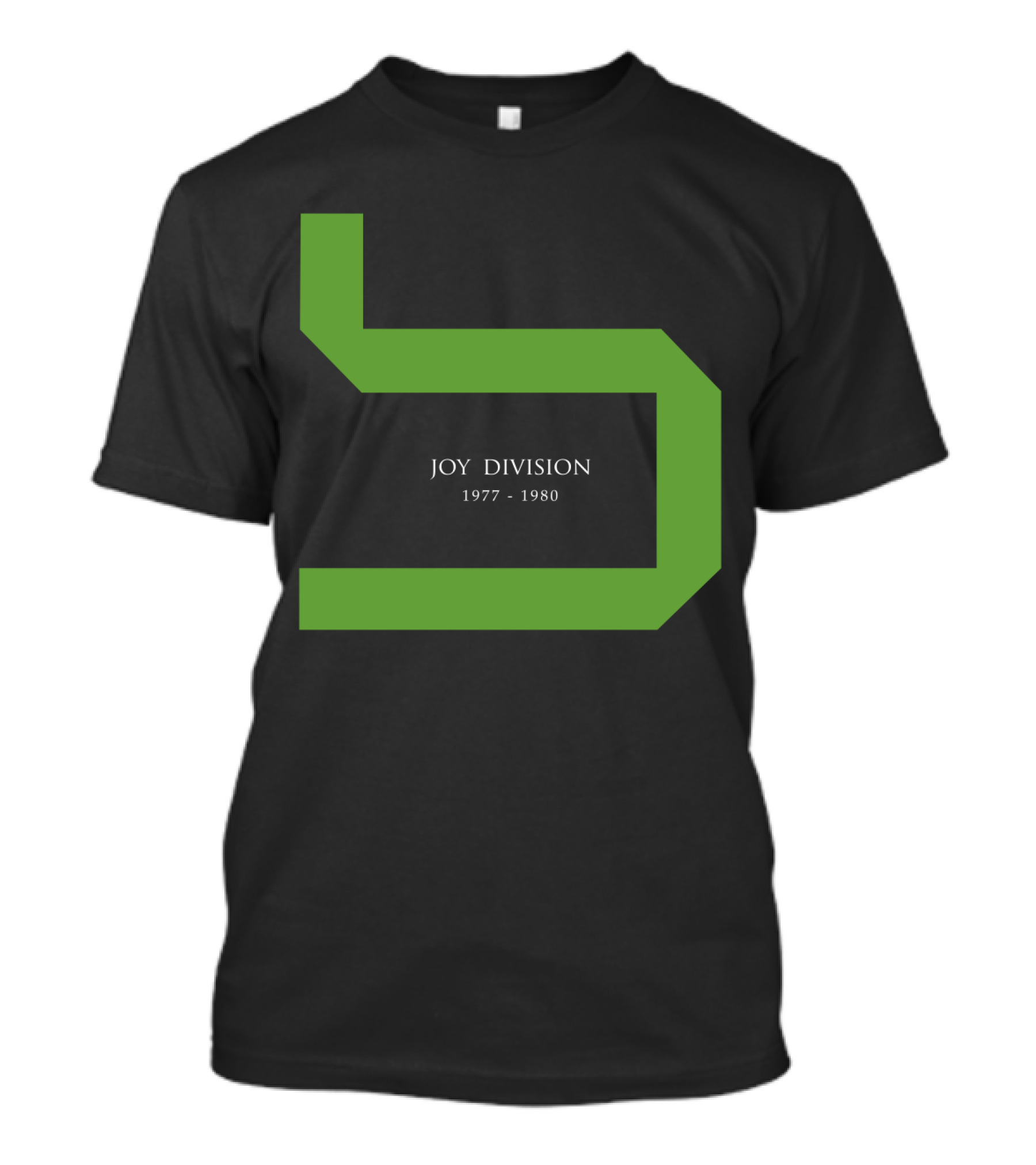 Joy Division 1977 - 1980 Green Abstract Symbol T-Shirt