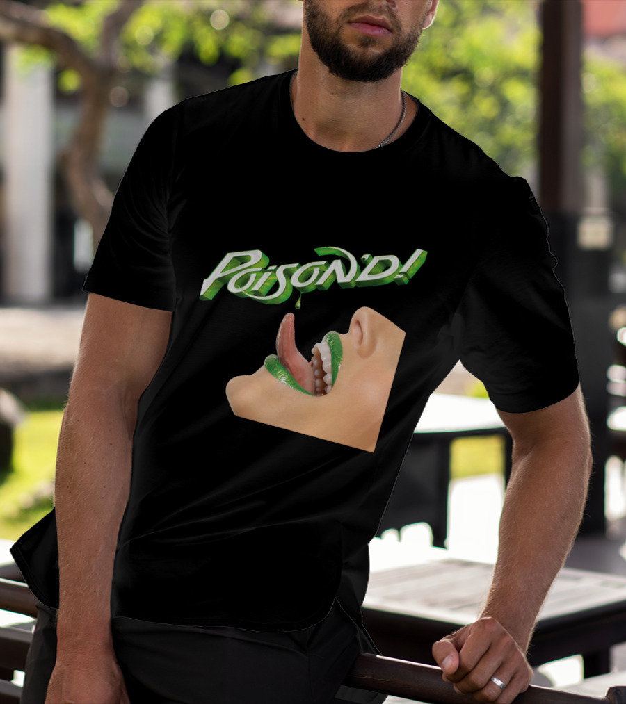 Poison'd Licking Green Lips T-Shirt