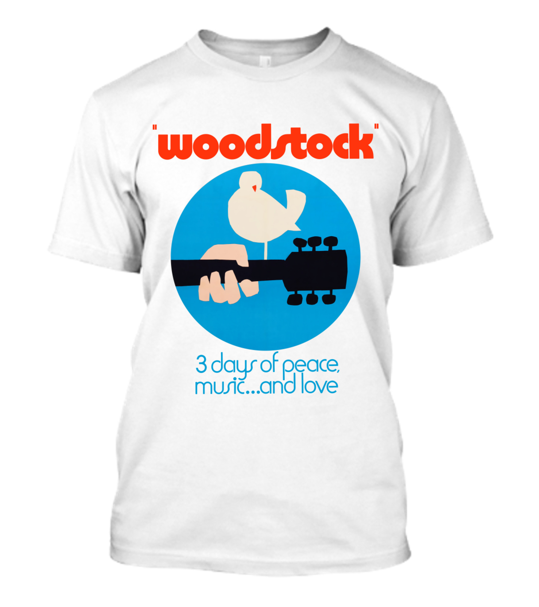 Woodstock 3 Days Of Peace Music And Love T-Shirt
